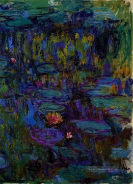  blumen - Wasserlilien 1914 Claude Monet impressionistische Blumen